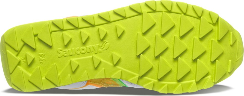 Saucony Alb-portocaliu Triplu Jazz Pentru Femei