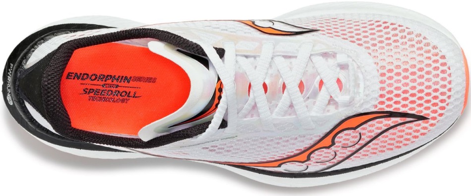 Saucony Dama Endorphin Pro 3 Alb-negru-vizired