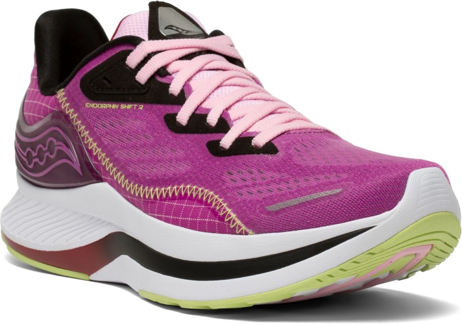 Saucony Women's Endorphin Shift 2 Razzle-limelight