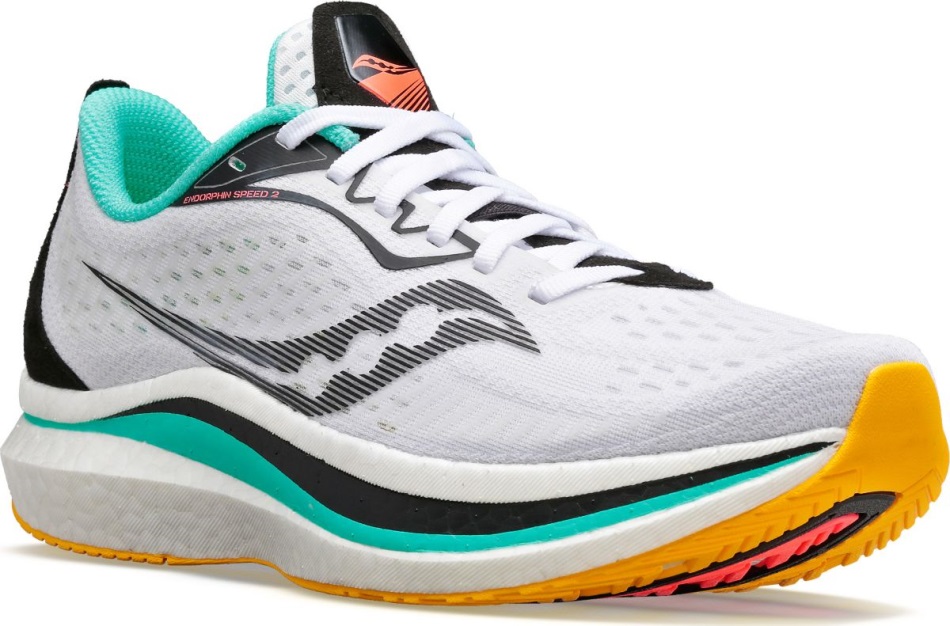 Saucony Dama Endorphin Speed 2 Alb-vizi