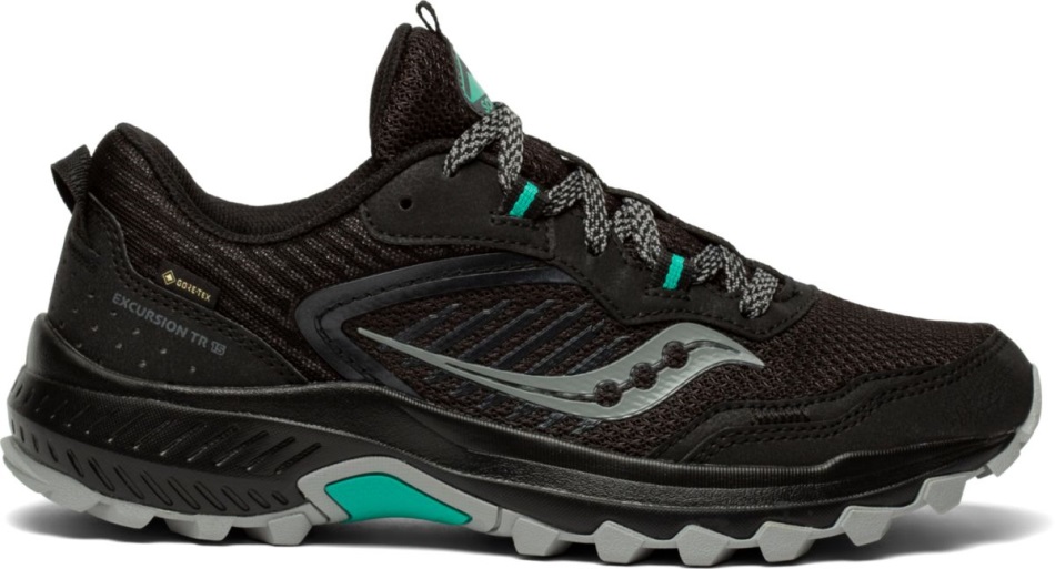 Saucony Women's Excursion Tr15 Gtx Wide Black-jade