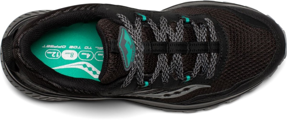 Saucony Women's Excursion Tr15 Gtx Wide Black-jade