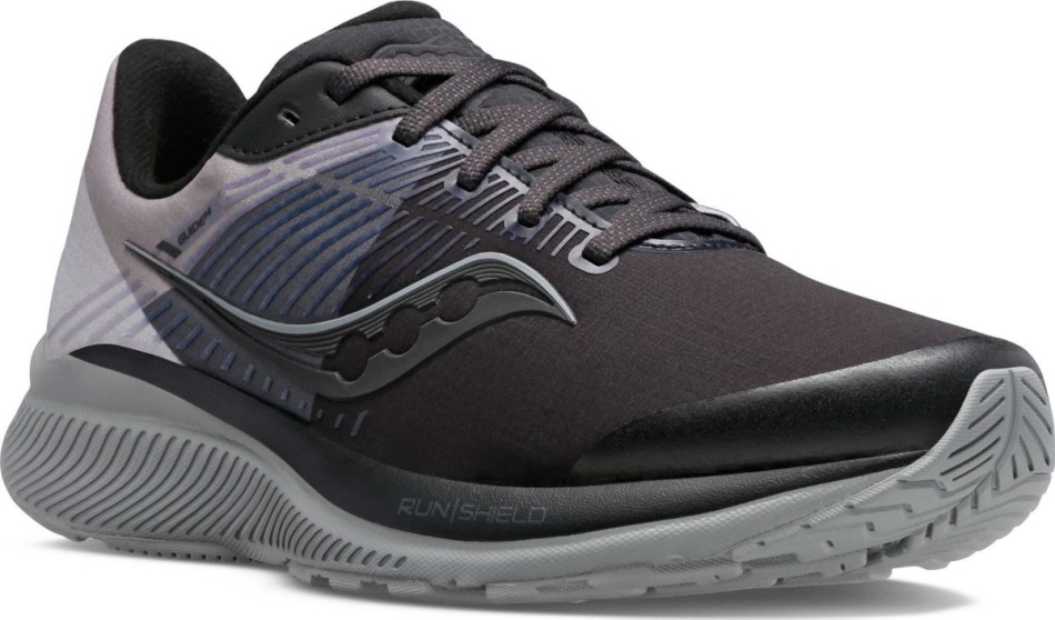 Saucony Women's Guide 14 Runshield Negru-pietriș