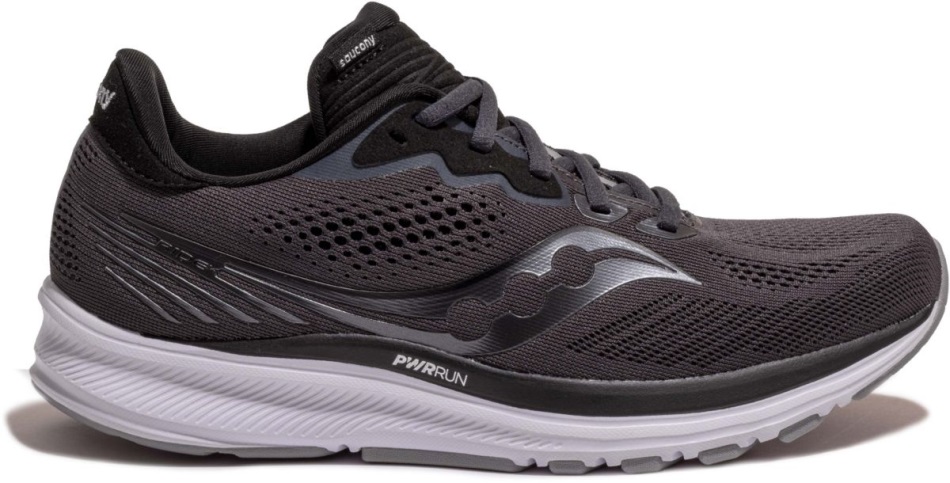 Saucony Women's Ride 14 Wide Negru-cărbune