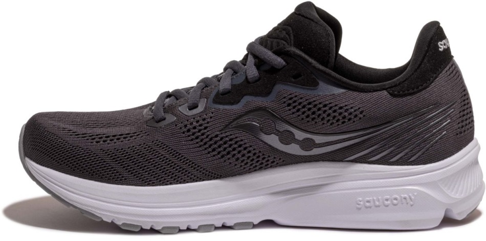 Saucony Women's Ride 14 Wide Negru-cărbune