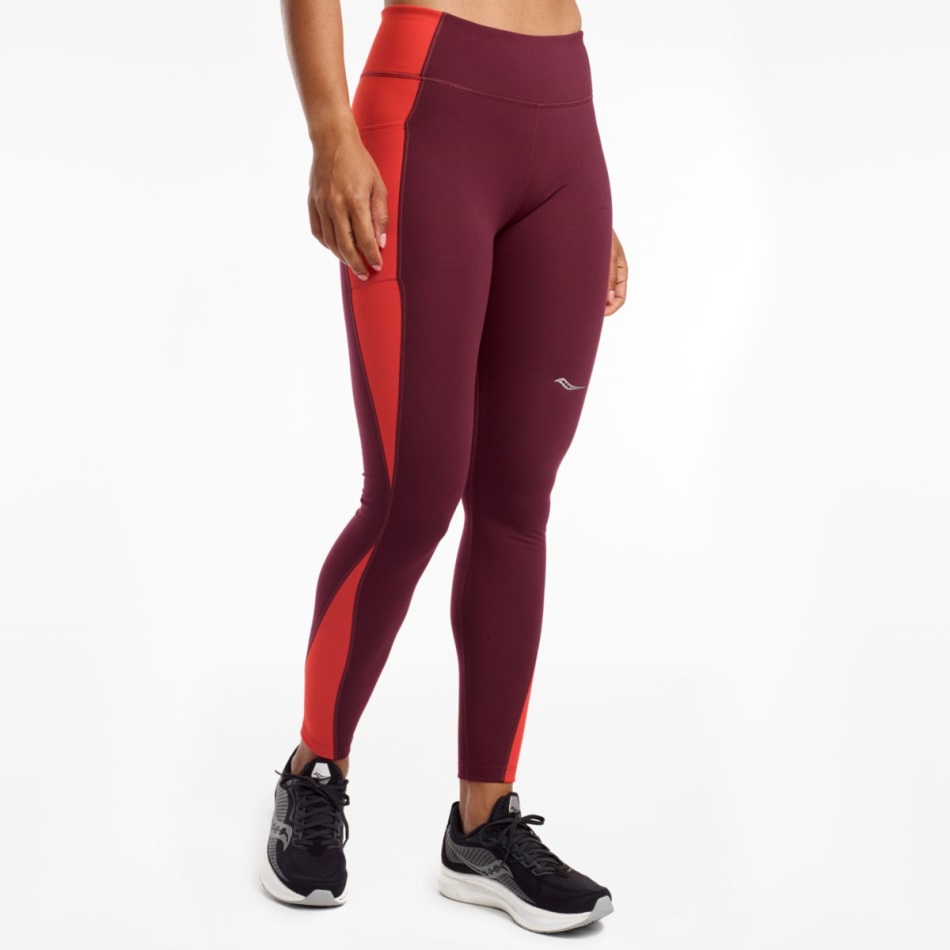 Saucony Femei Solstițiu 2.0 Tight Zinfandel