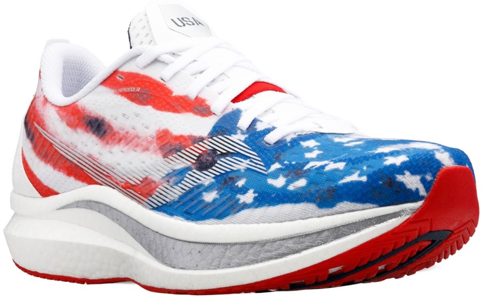 Saucony Women's Stars Stripes Endorphin Speed 2 Roșu-alb-albastru