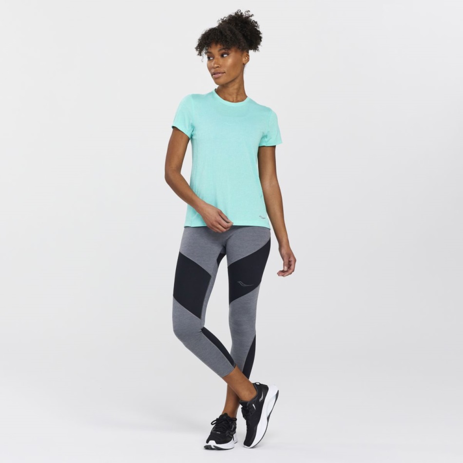 Crop Crop Tight Gri închis Heather Saucony