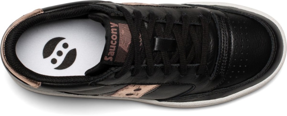 Saucony Jazz Court Metalic Negru-aur Roz Pentru Femei